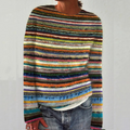 Carmen | Farverig sweater med skandinavisk mønster