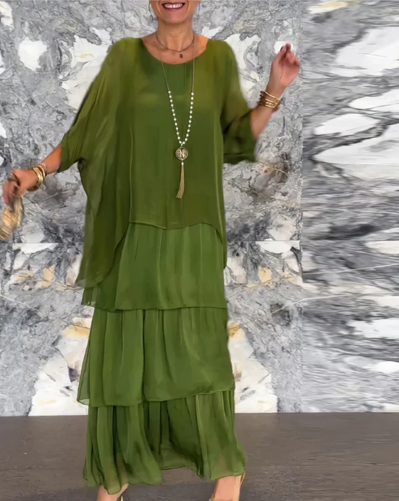 Lara — Lang, elegant og luftig kjole