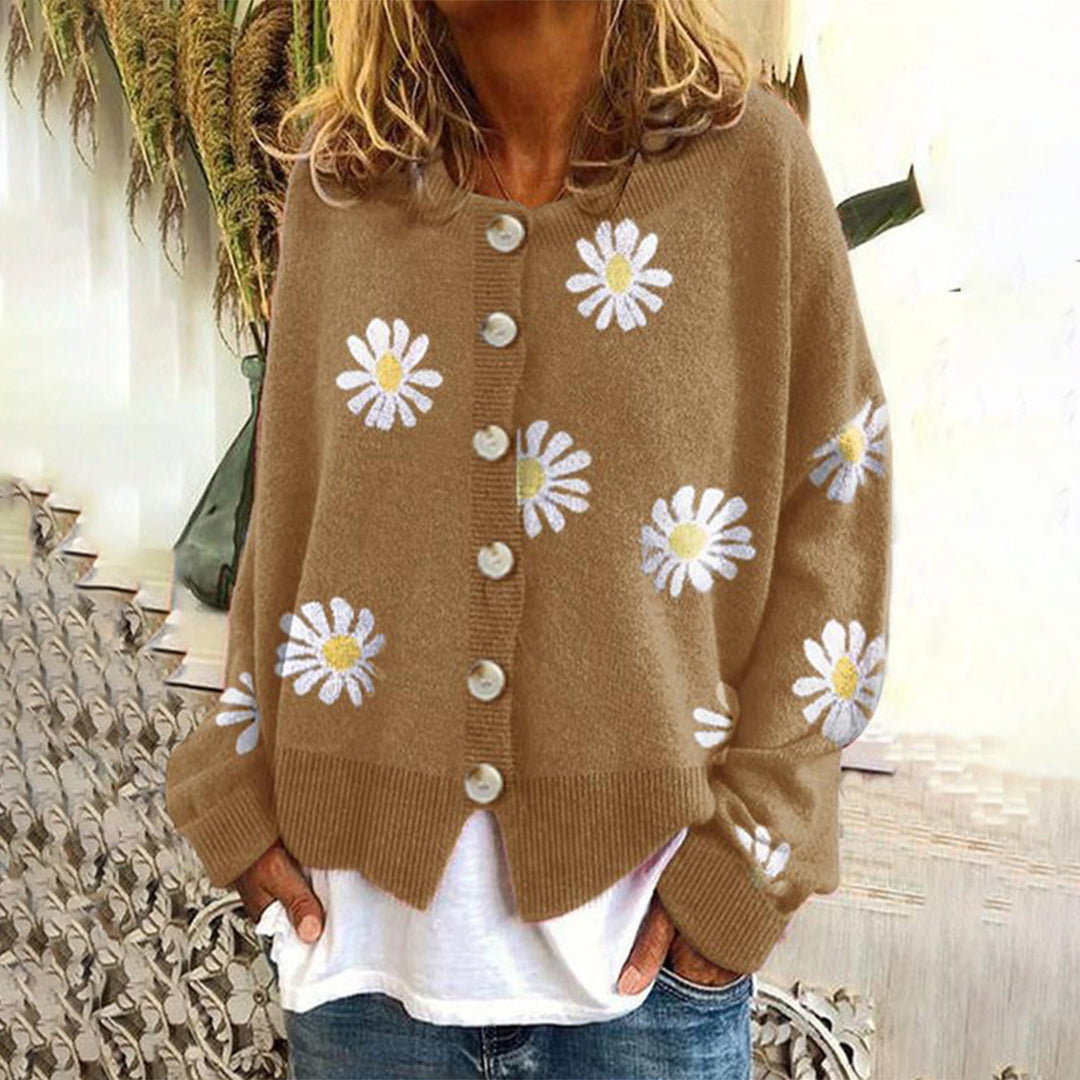Vilma – Klassisk cardigan med knapper og lange ærmer