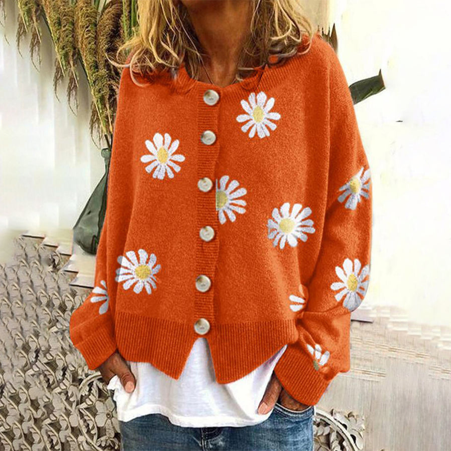 Vilma – Klassisk cardigan med knapper og lange ærmer