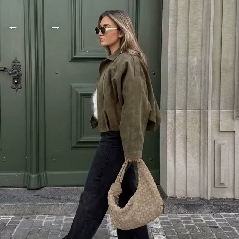 Ulrica | Oversized bomberjakke i vintagestil