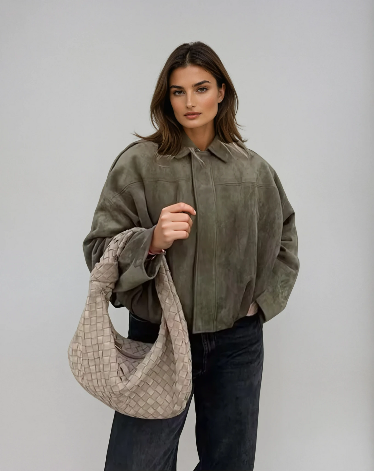 Ulrica | Oversized bomberjakke i vintagestil