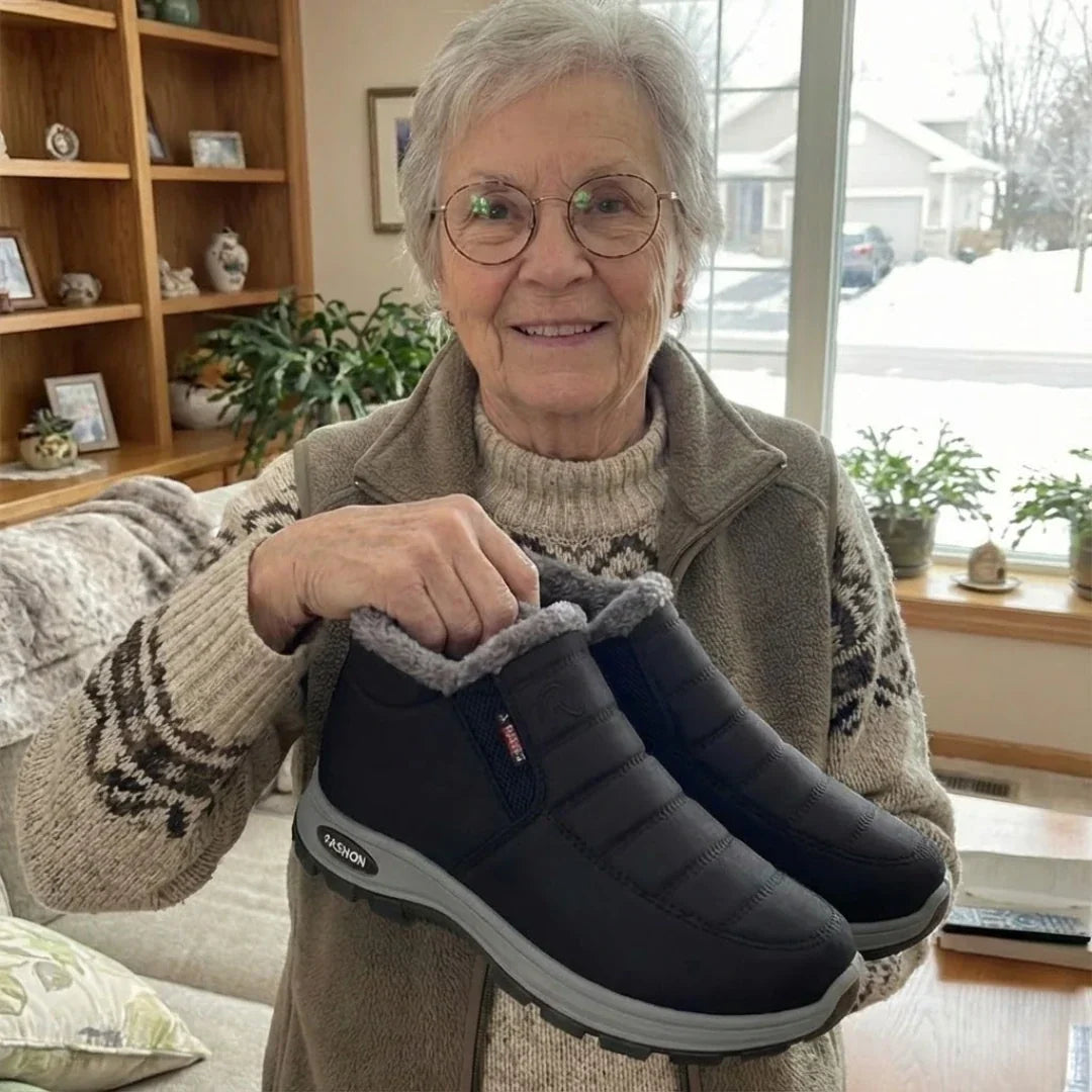 Sianna™ | Quiltede vandtætte slip-on-ankelstøvler