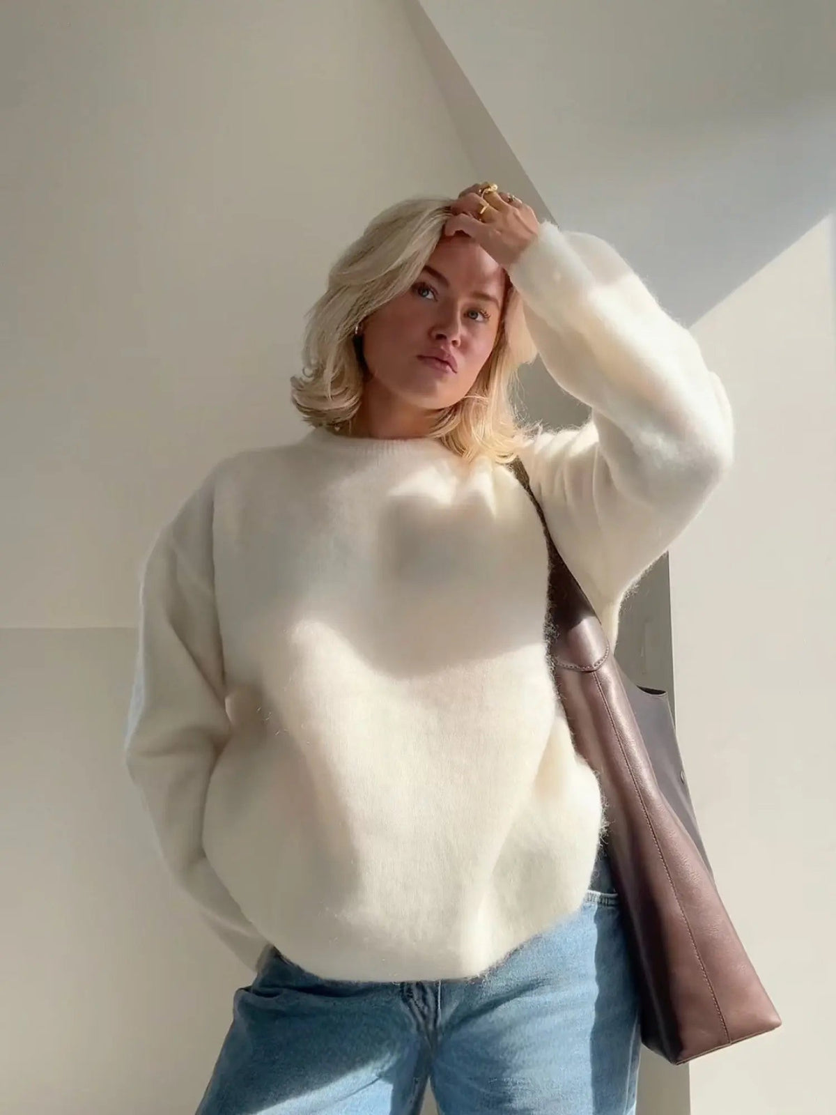 Rossella | Elegant sweater i mohair til kvinder