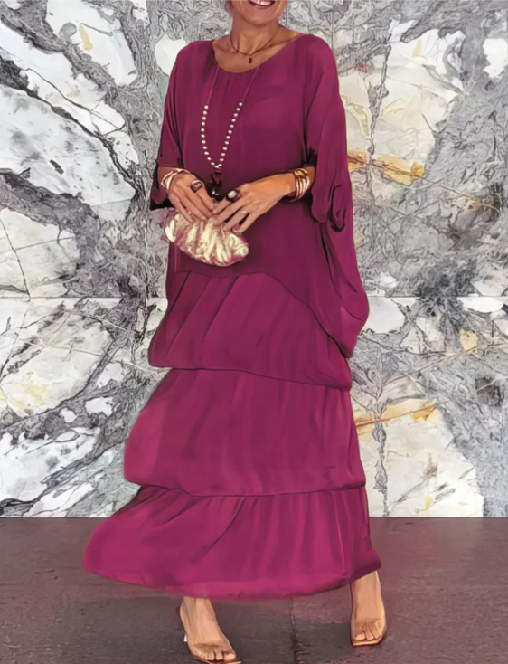 Lara — Lang, elegant og luftig kjole