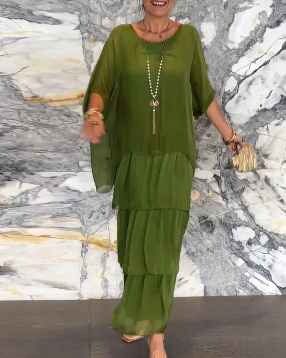 Lara — Lang, elegant og luftig kjole
