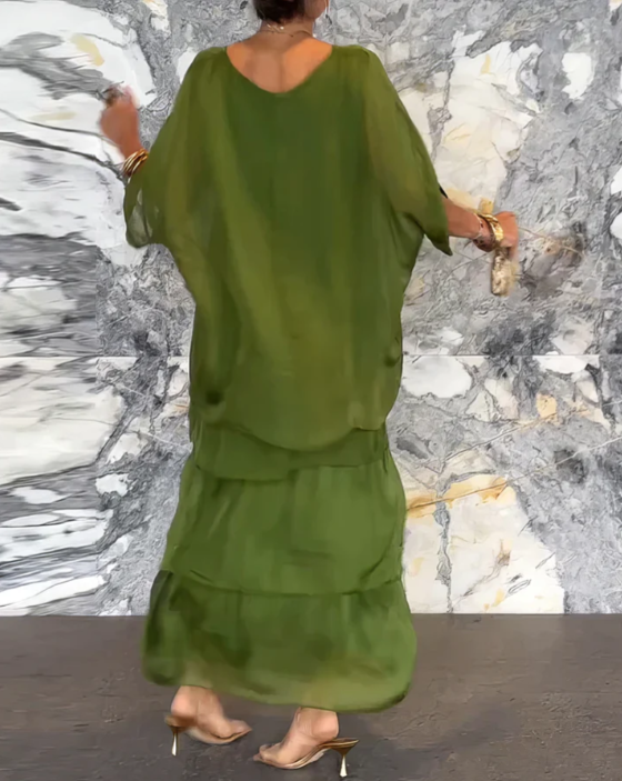 Lara — Lang, elegant og luftig kjole