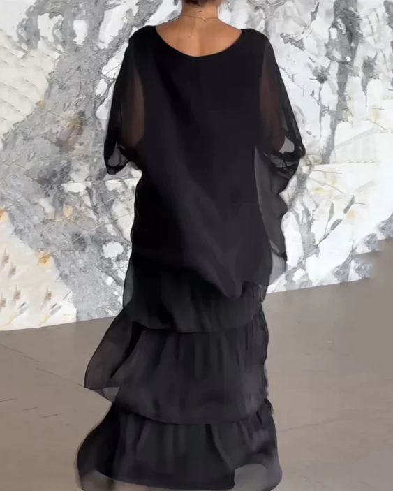 Lara — Lang, elegant og luftig kjole