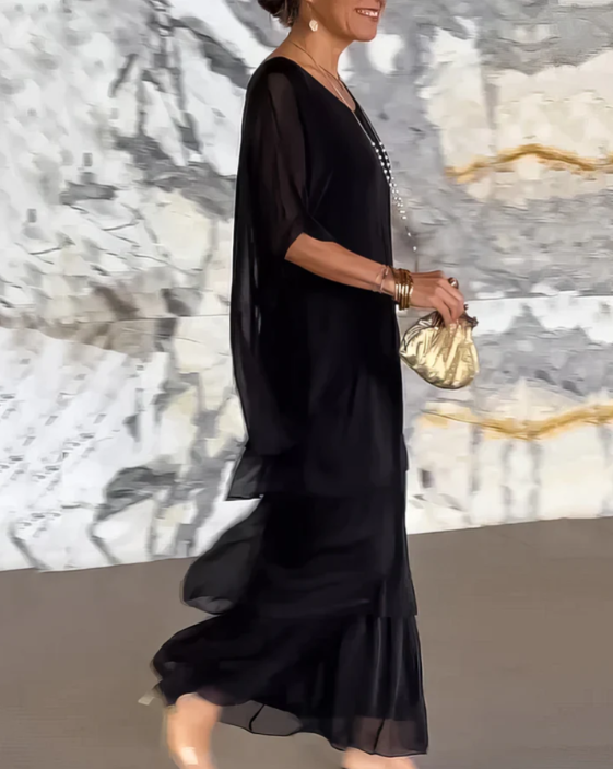 Lara — Lang, elegant og luftig kjole