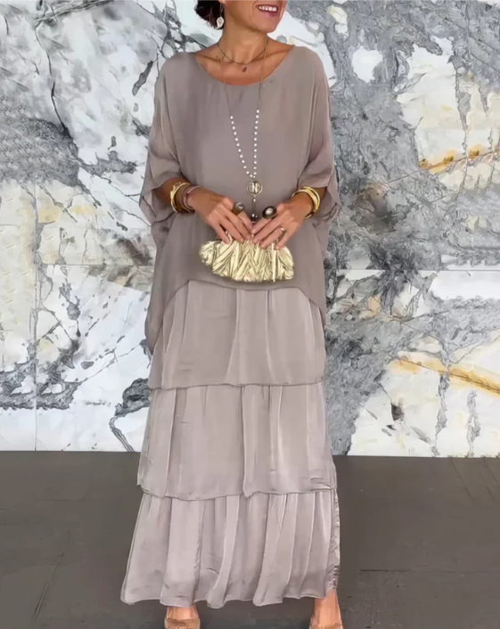 Lara — Lang, elegant og luftig kjole