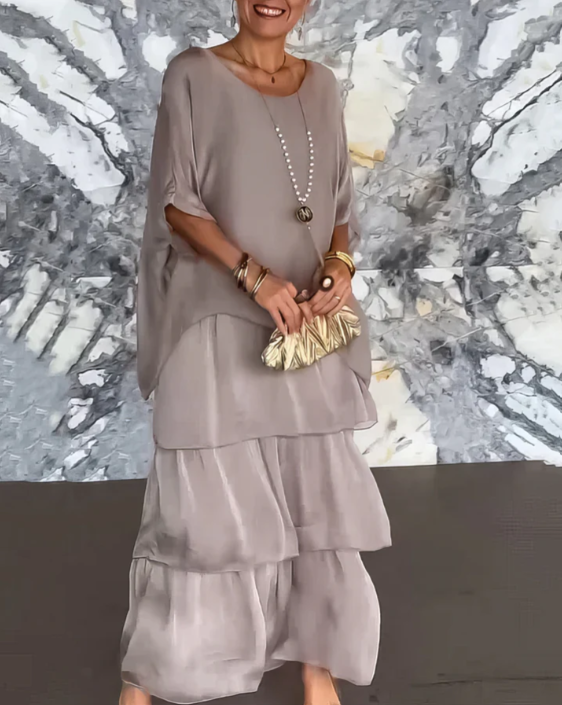 Lara — Lang, elegant og luftig kjole