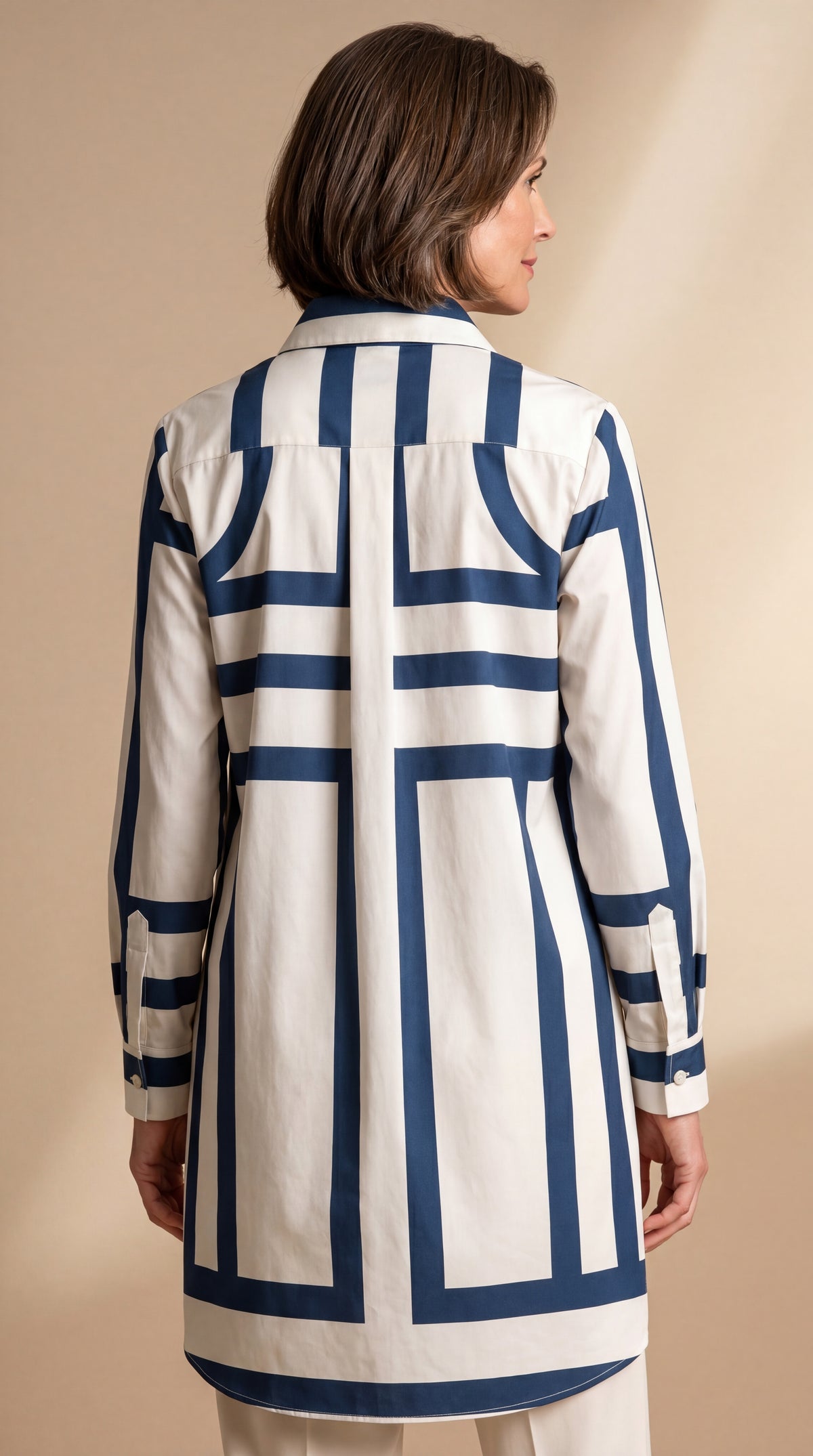 Sienna | Midikjole med geometrisk print