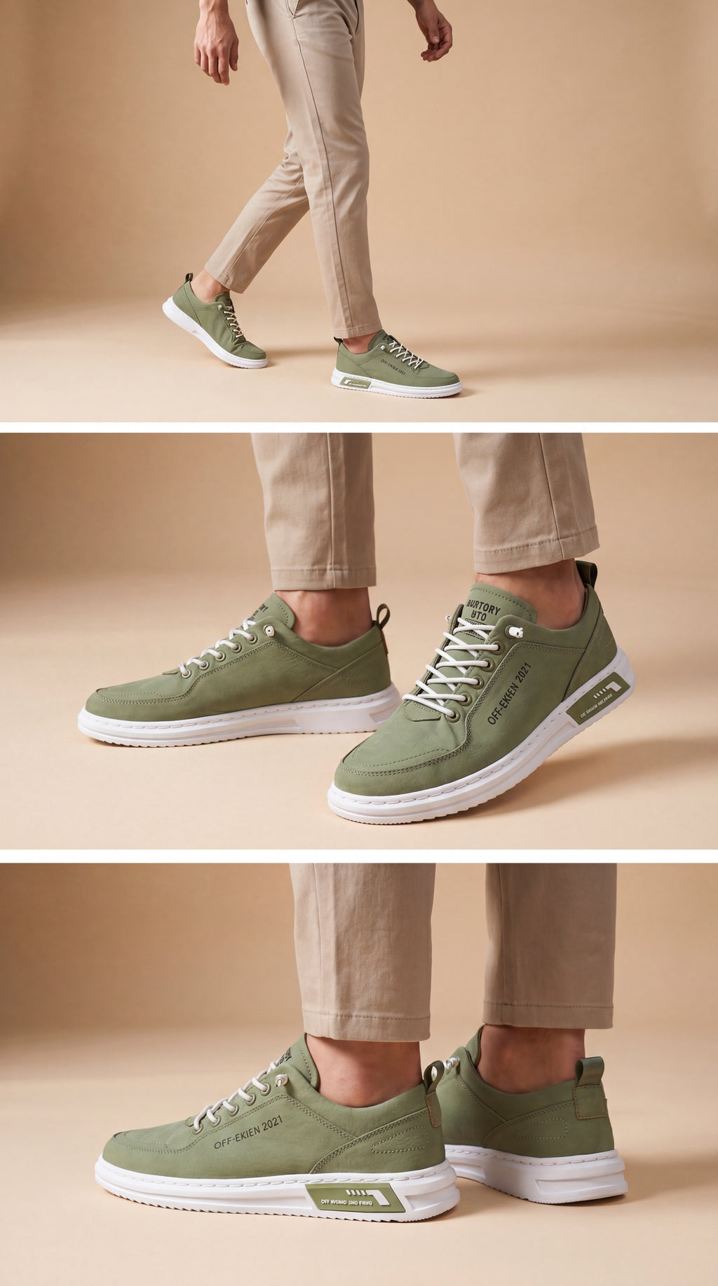 Enzo | Urbane lædersneakers