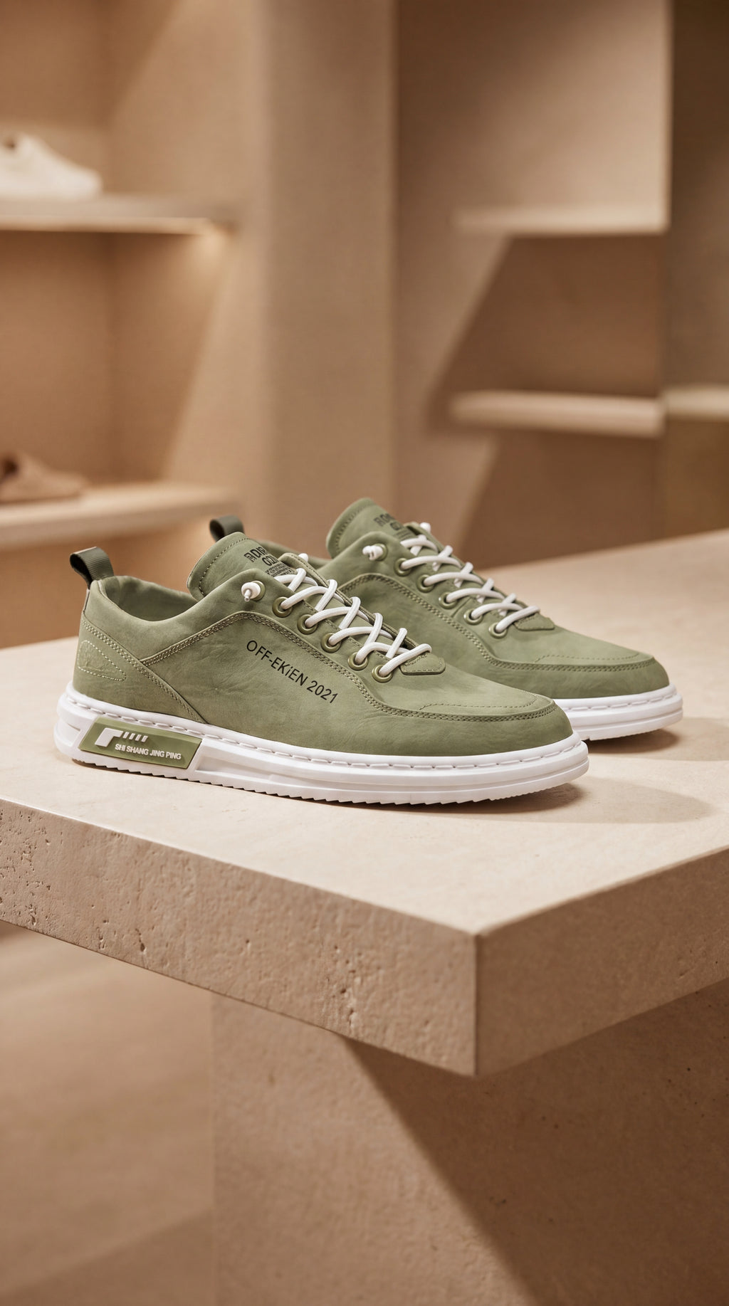 Enzo | Urbane lædersneakers