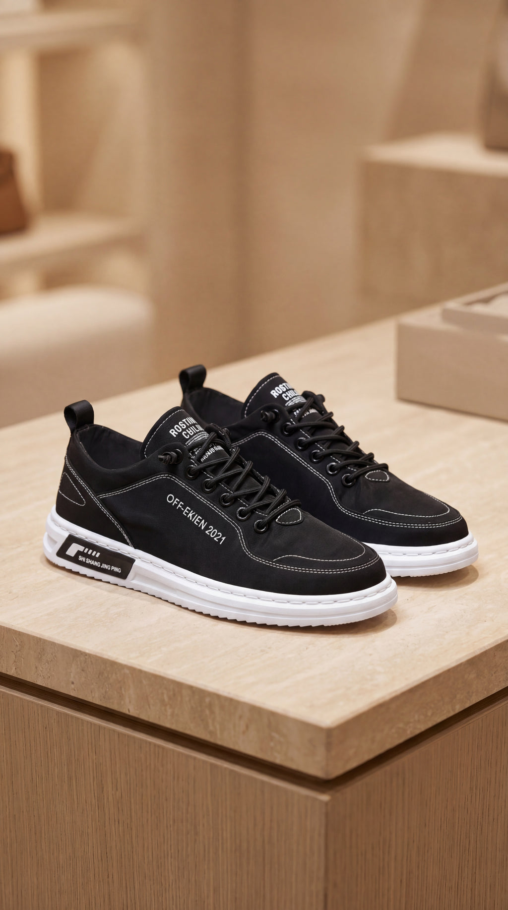 Enzo | Urbane lædersneakers
