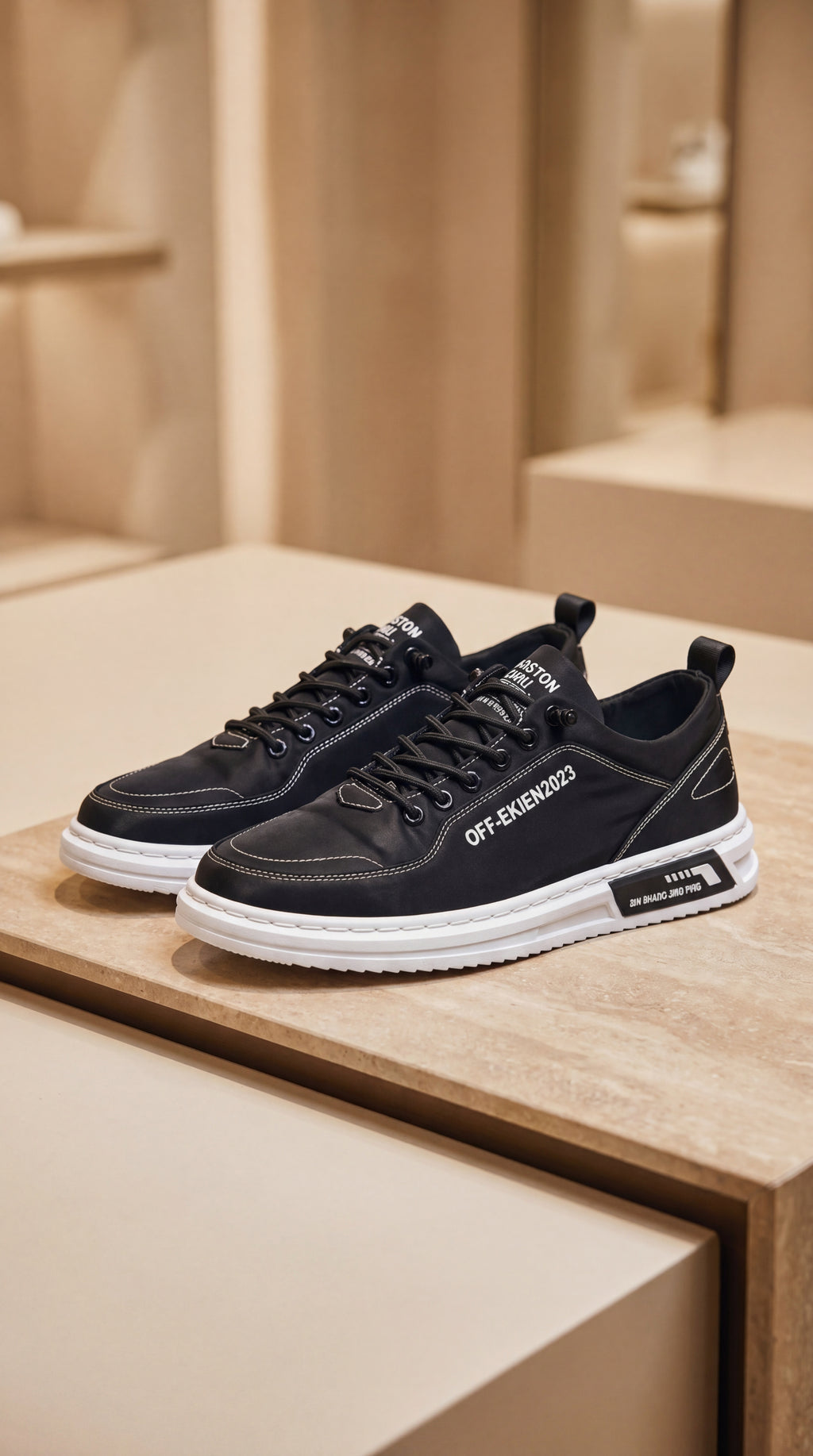 Enzo | Urbane lædersneakers