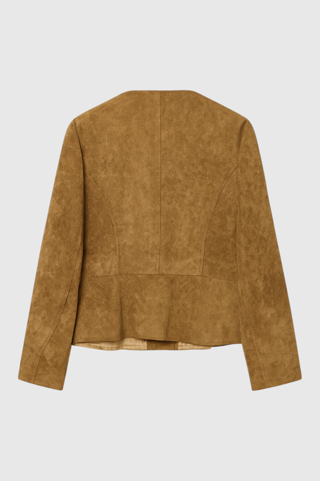 Pinuccia | Afslappet brun jakke i vintage chic-stil