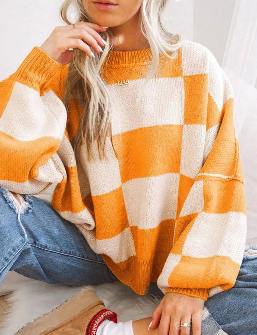 Agata | Skakterns striksweater