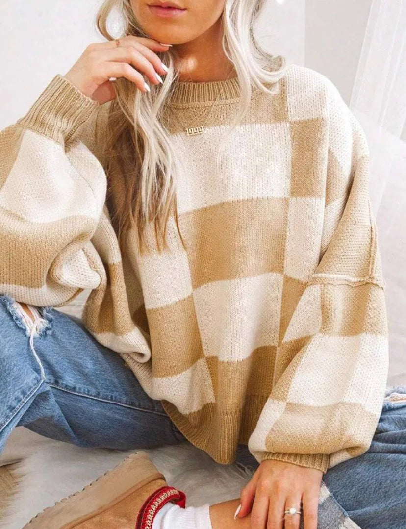 Agata | Skakterns striksweater