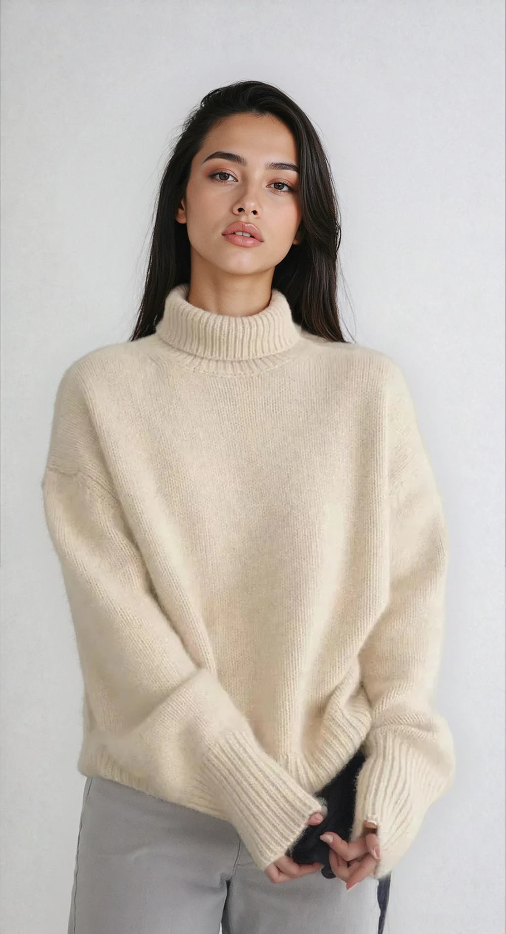 Cristiana | Rullekravesweater til kvinder