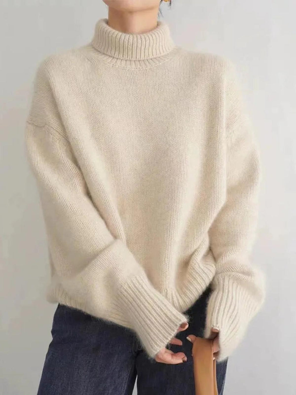 Cristiana | Rullekravesweater til kvinder