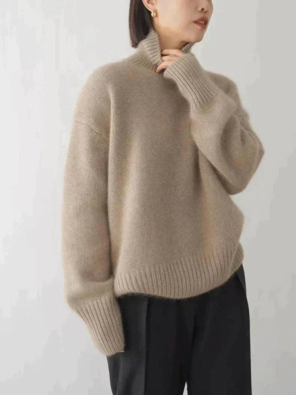 Cristiana | Rullekravesweater til kvinder