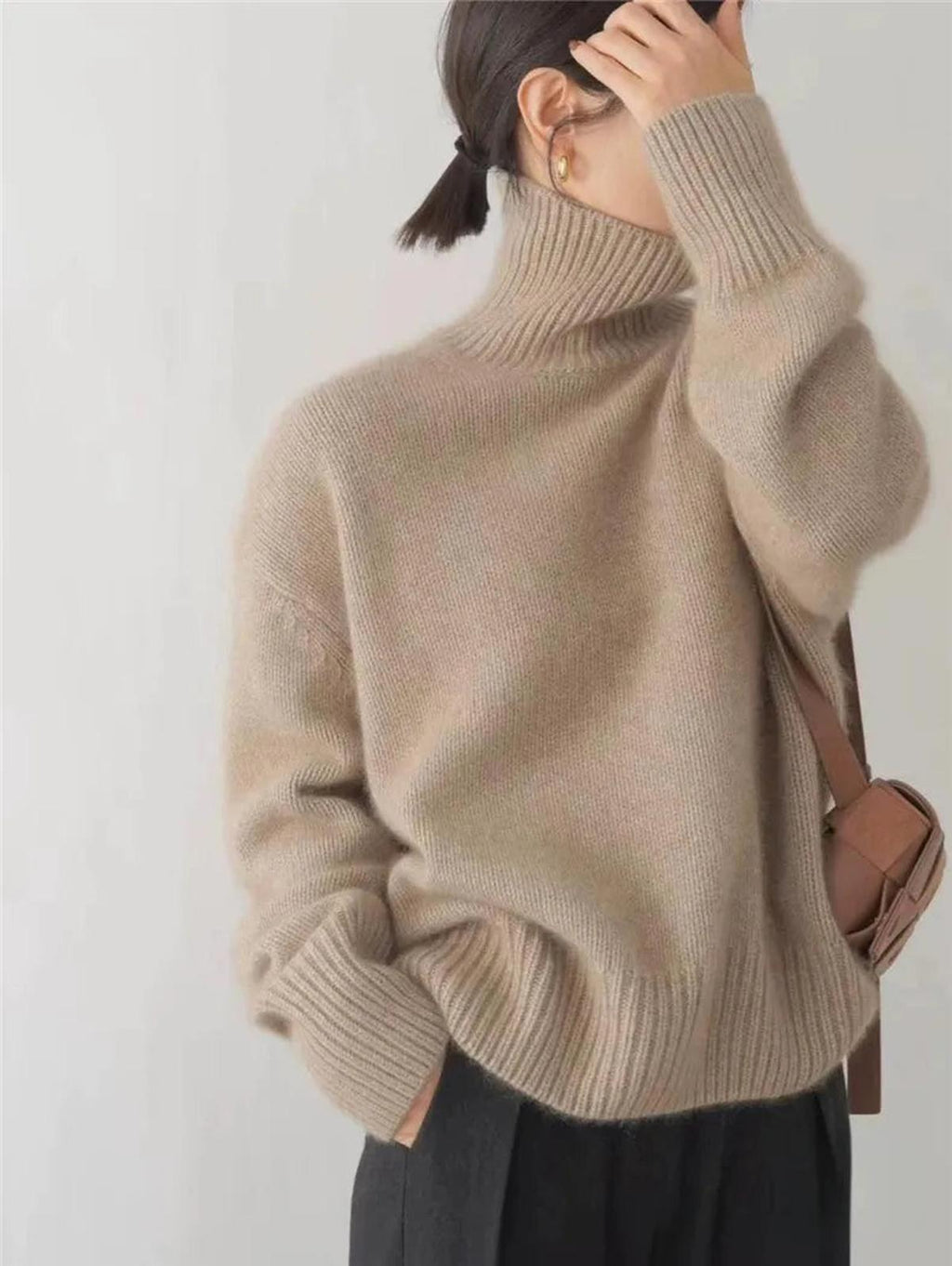 Cristiana | Rullekravesweater til kvinder