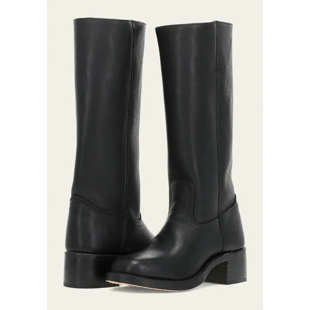 Gemma – Cowboyinspirerede knæhøje støvler