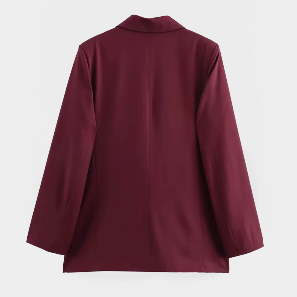 Renata – Oksebloderd tailleret blazer med én knap