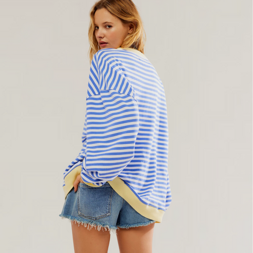 Anastasia | Oversized stribet sweater