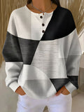 Crestine | Sweater med colour block