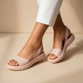 Lumina SoftStep — Premium sandal i pudderrosa