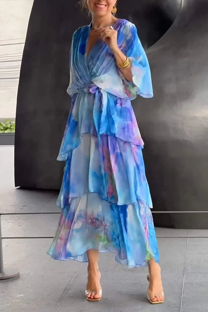 Casar — Elegant chiffonkjole