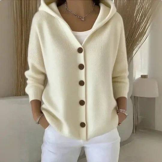 Rosalyn | Afslappet cardigan med hætte
