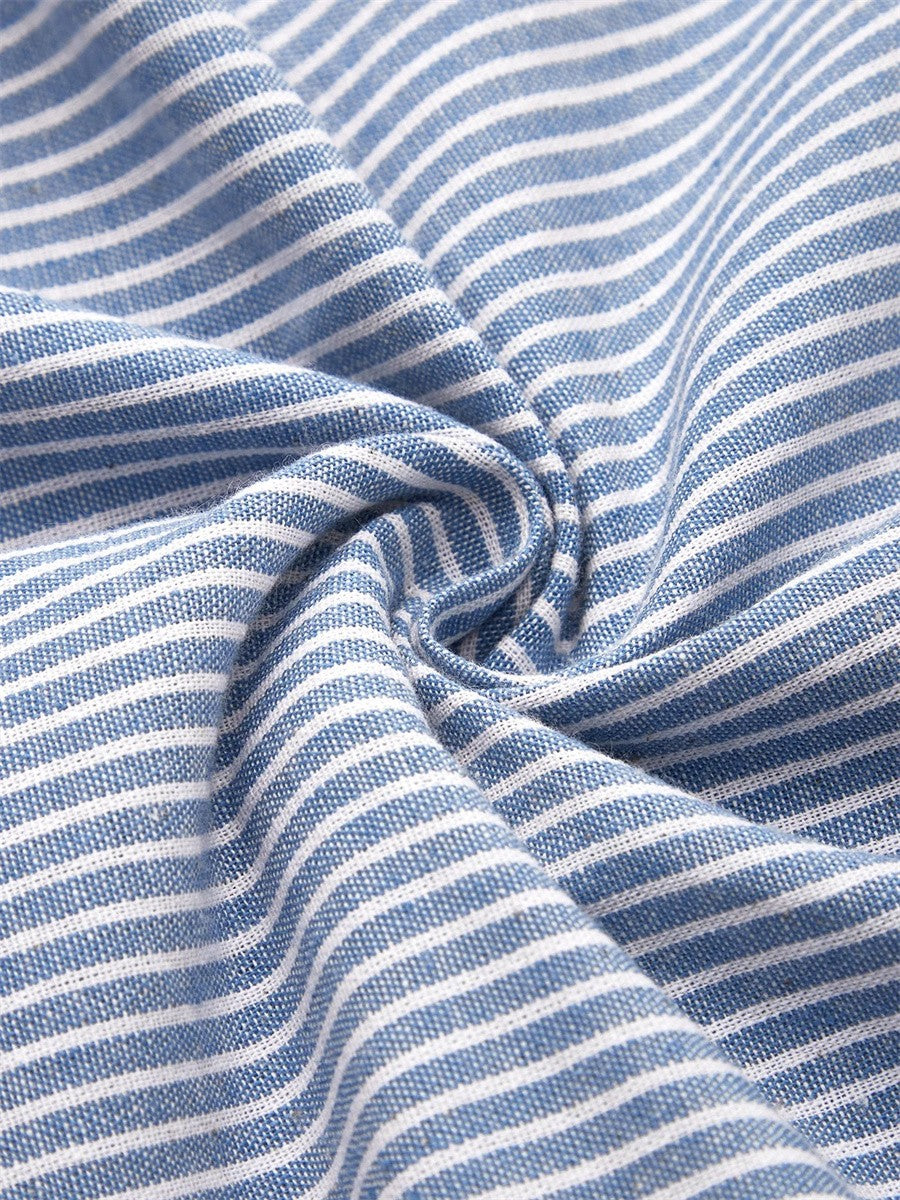 Julia — Stribet midikjole