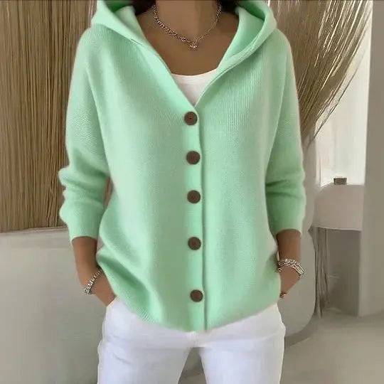Rosalyn | Afslappet cardigan med hætte