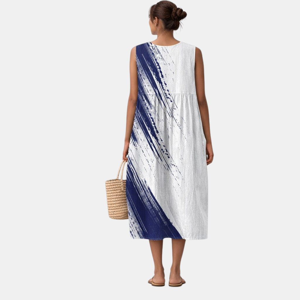 Elin | Elegant midi hverdagskjole