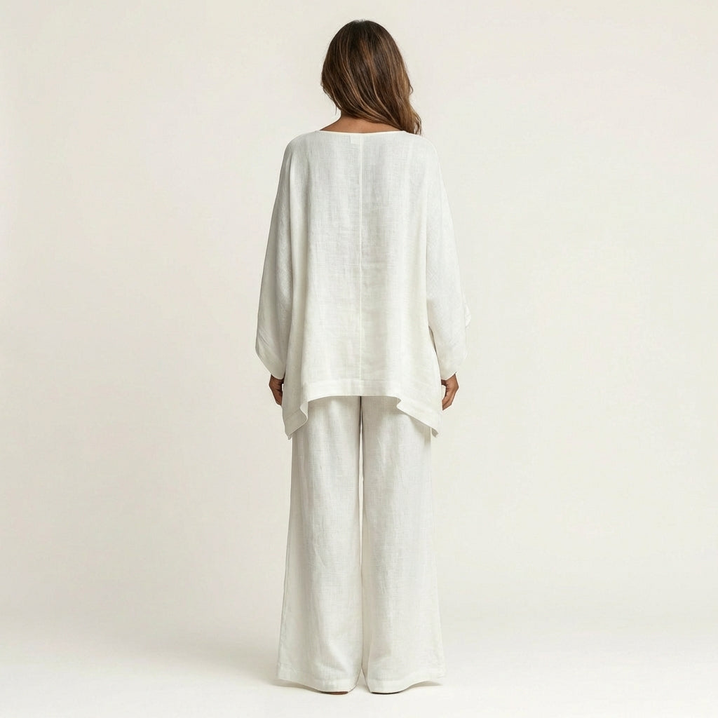 Majolie – Todelt boho-sæt i hørblanding