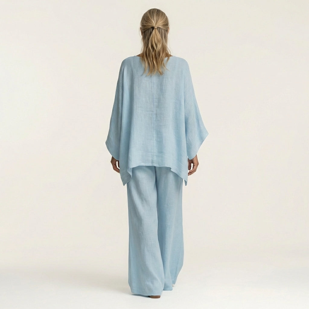Majolie – Todelt boho-sæt i hørblanding