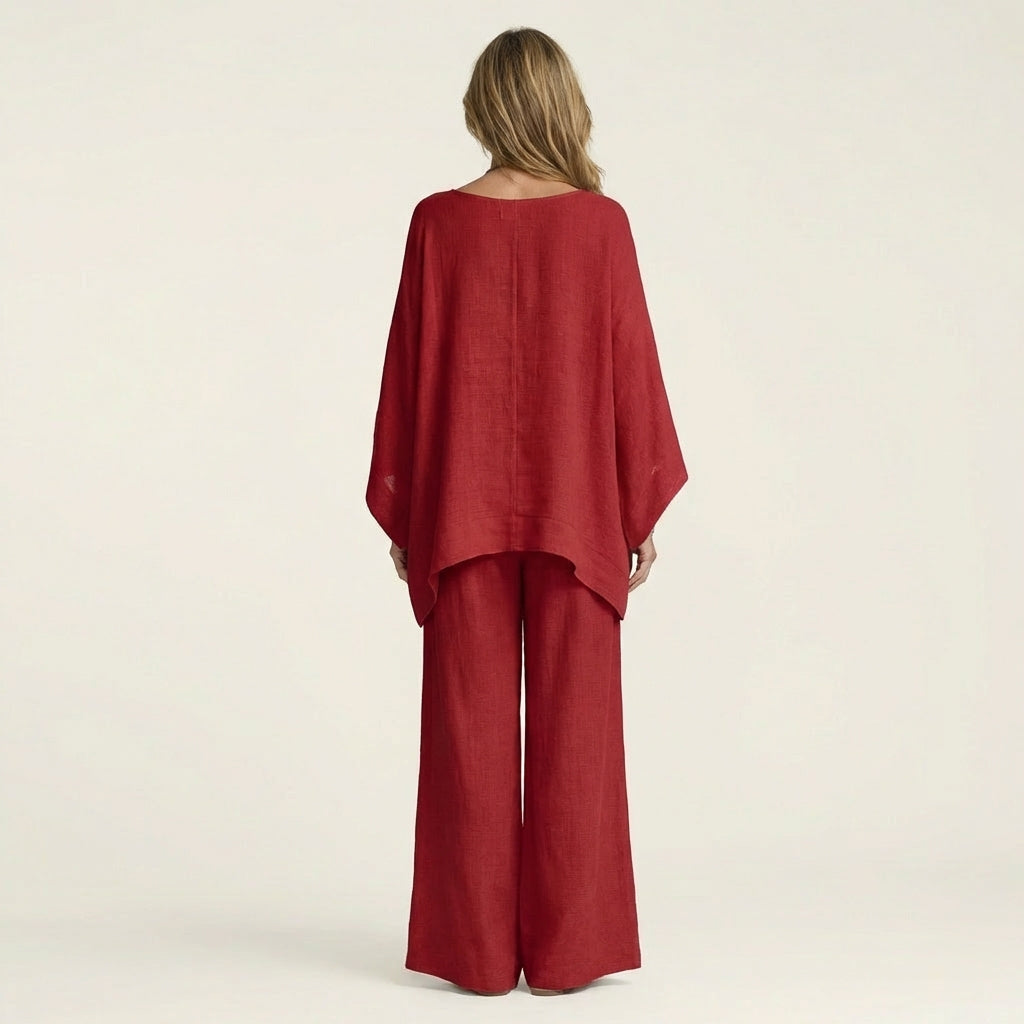 Majolie – Todelt boho-sæt i hørblanding