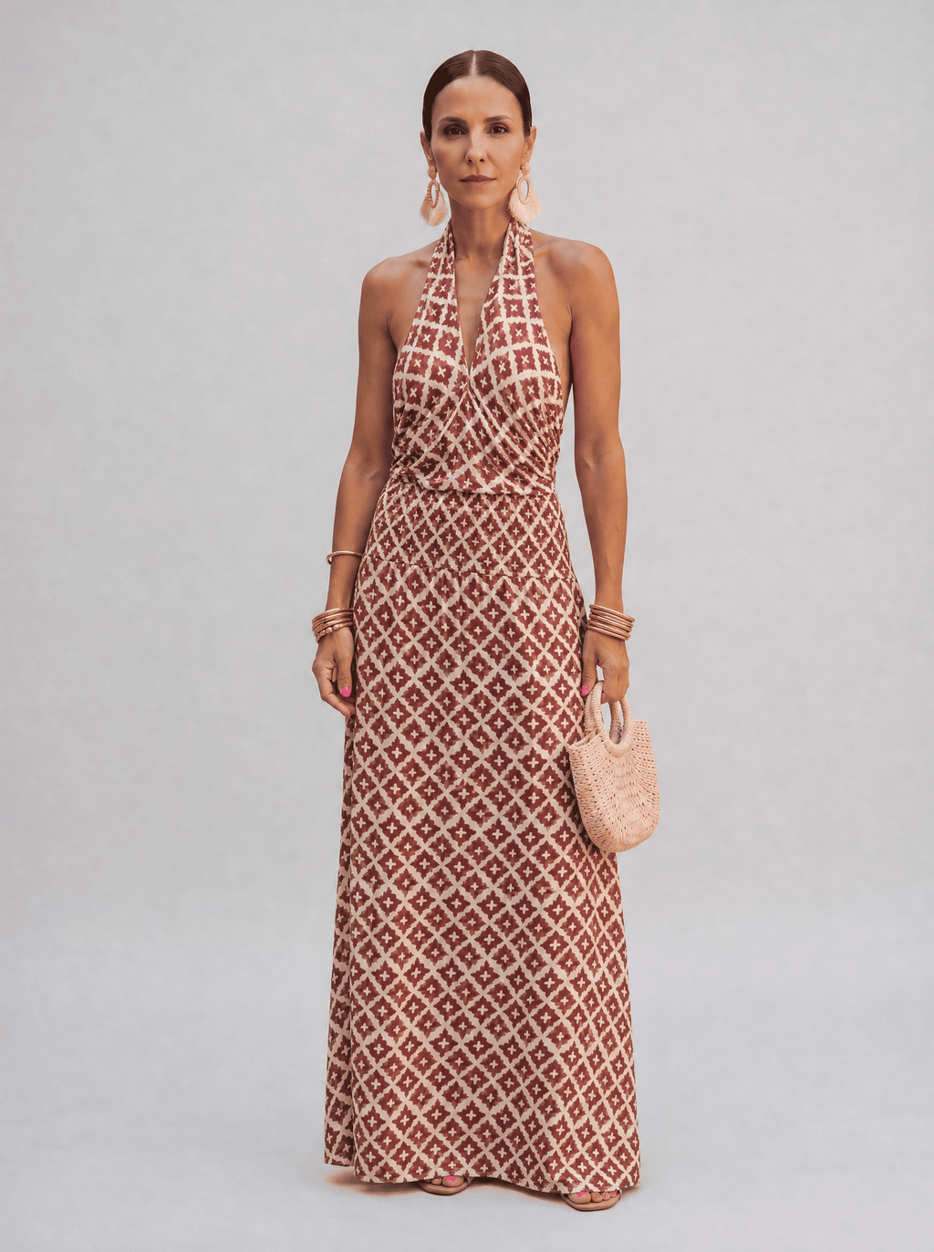 Elegant todelt off-shoulder-kjole