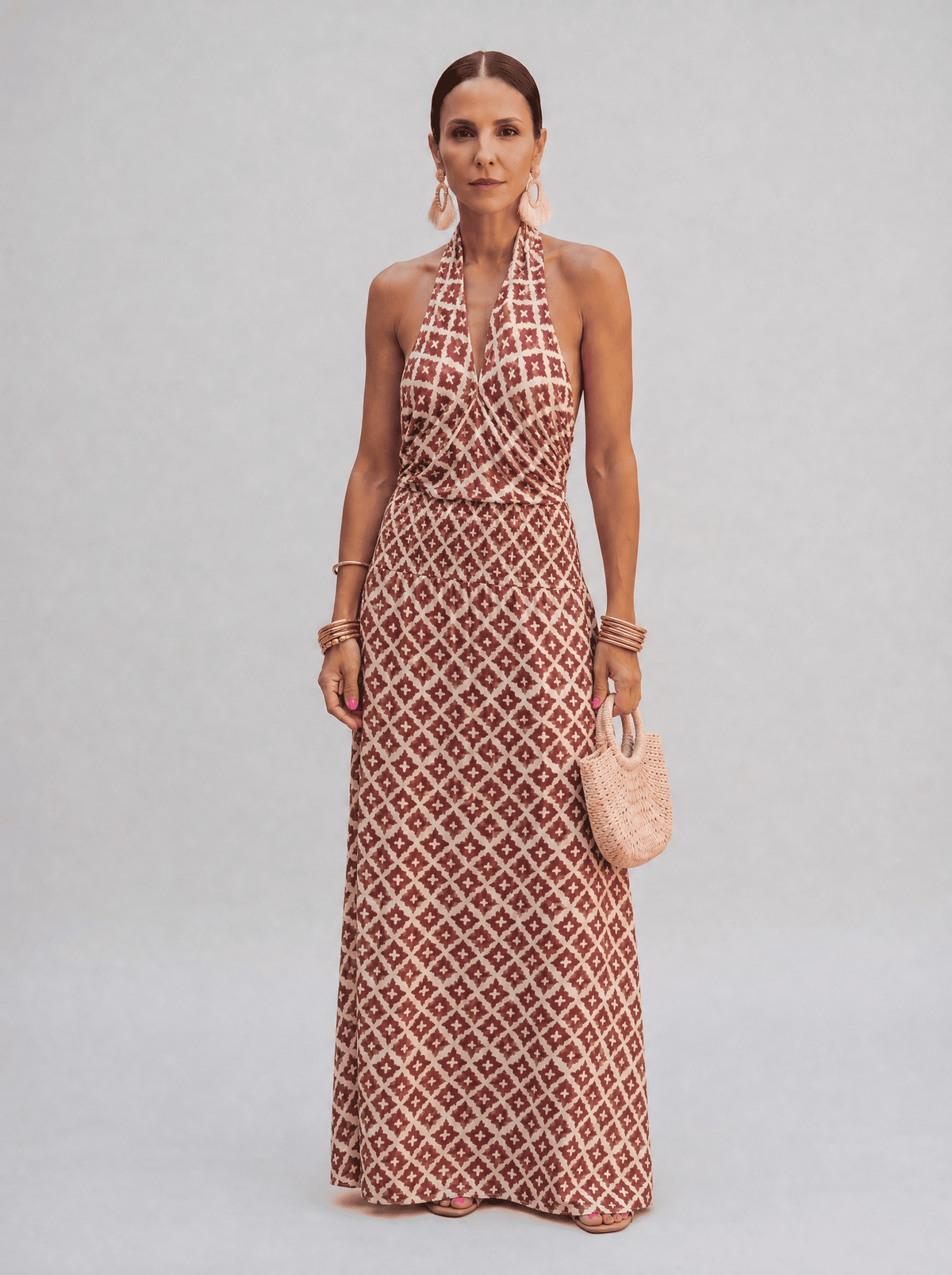 Elegant todelt off-shoulder-kjole
