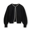 Enrica – Cardigan med perlekant