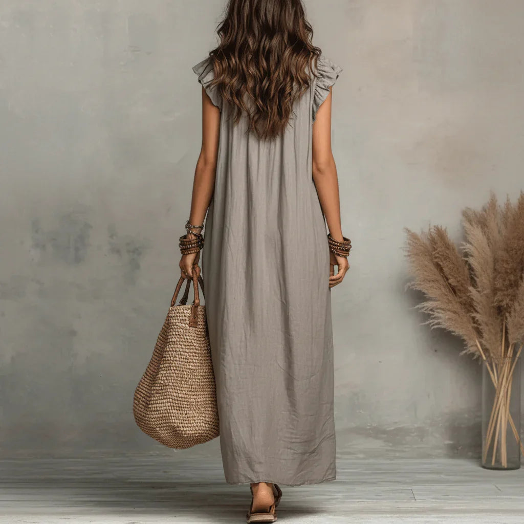 Zoey | Lang boho-kjole