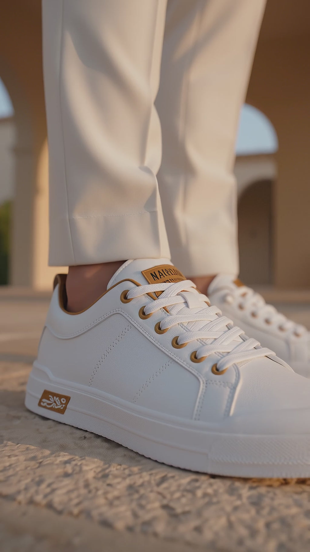 Harrington | Klassiske sneakers i læder
