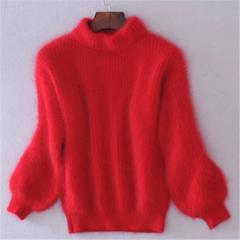 Claudia | Striksweater med vide ærmer