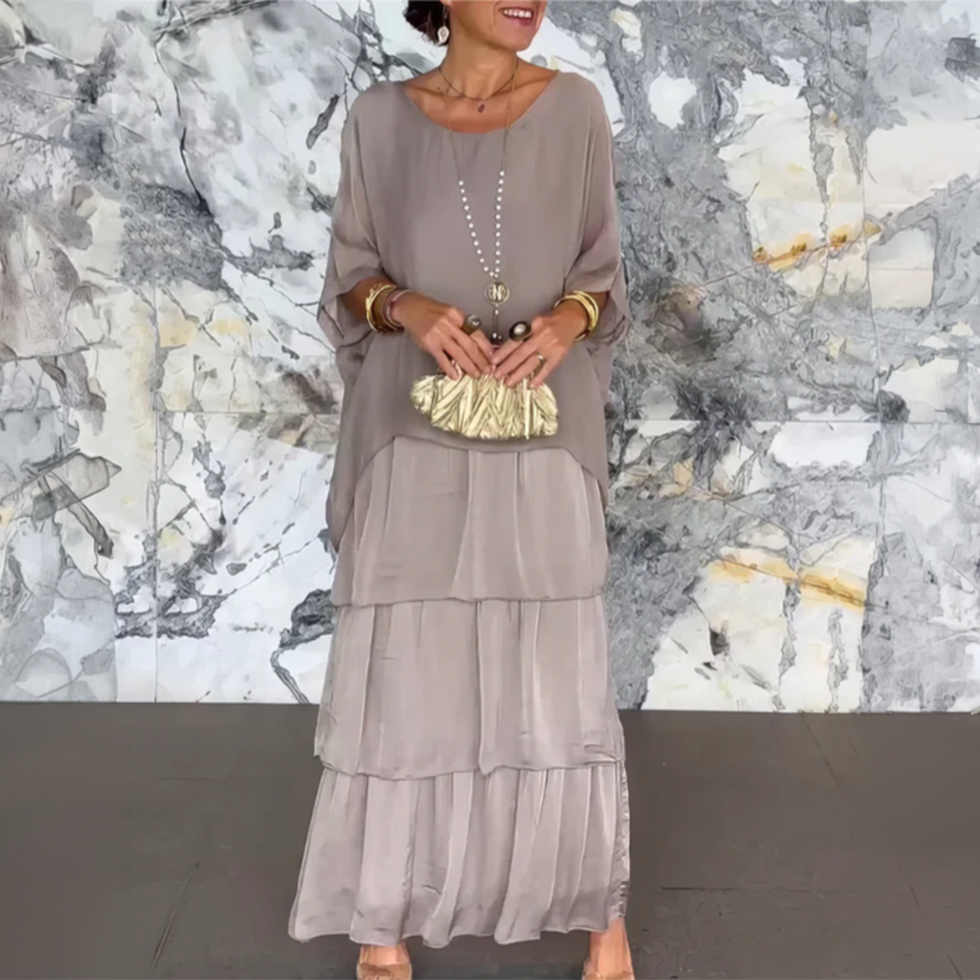 Lara — Lang, elegant og luftig kjole