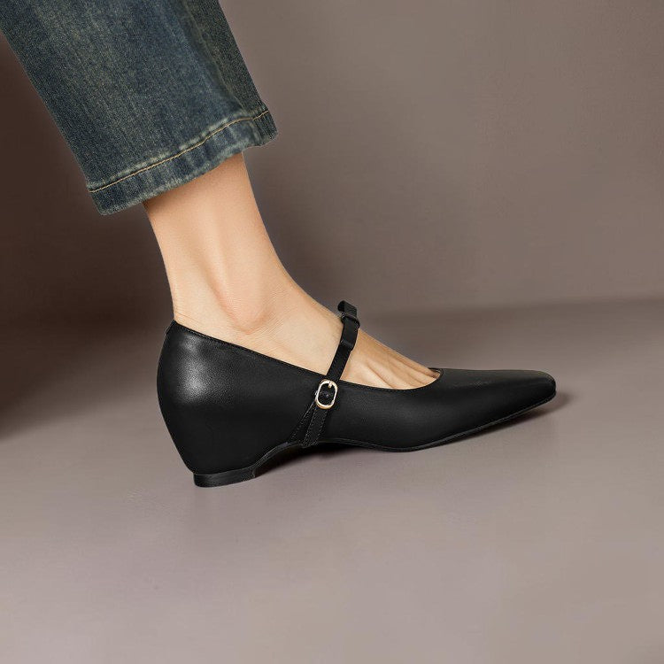 Bryony – Mary Jane-pumps med sløjferem