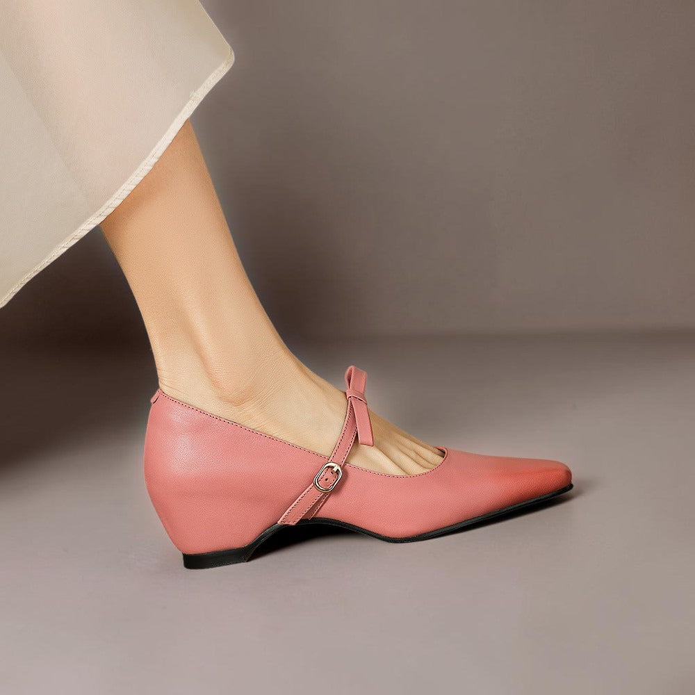 Bryony – Mary Jane-pumps med sløjferem