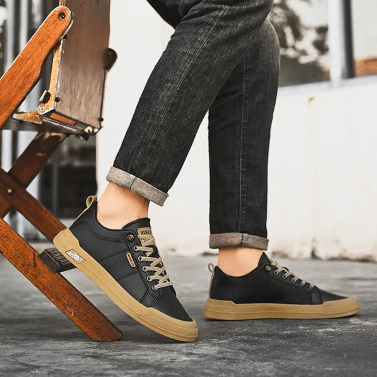 Harrington | Klassiske sneakers i læder